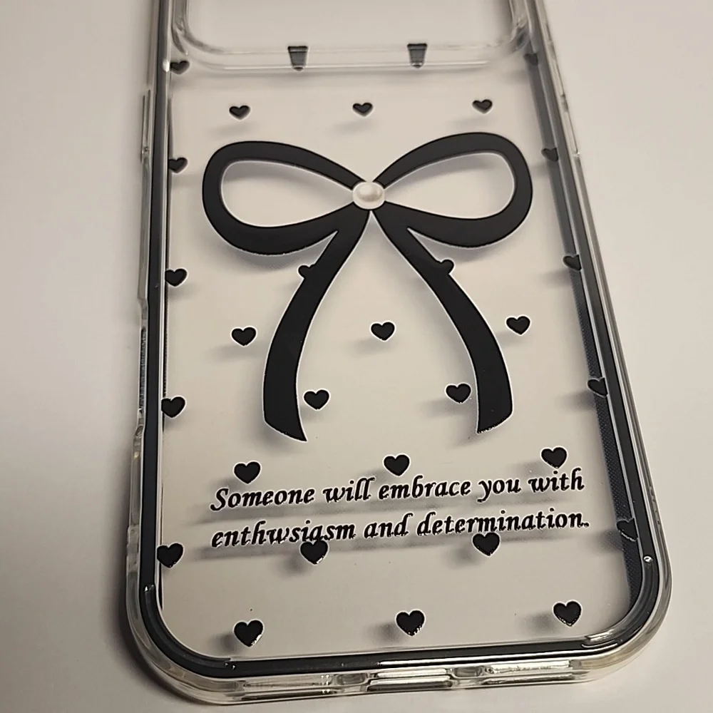 Brand new Apple IPhone 17 Pro Max Bow Silicone Phone case